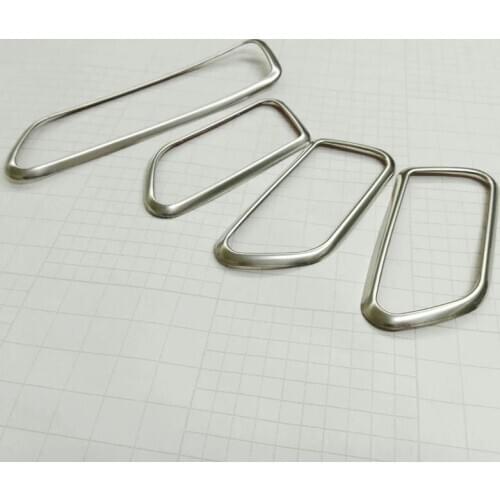 For Touran 2009 2010 2011 2012 2013 2014 2015 car Accessories Stainless steel Car inner door Bowl protector frame Cover Trim