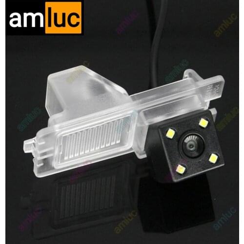 HD Wireless Car CCD Rear Camera Fisheye 8 12 led dynamic Night Vision bracket Parking For Ssangyong Rexton Kyron Korando Actyon