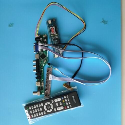 Kit For LQ164M1LA4A/B 1920x1080 AV TV Audio 2 lamps Monitor VGA HDMI USB Panel LVDS LED Screen Display Controller Board LCD