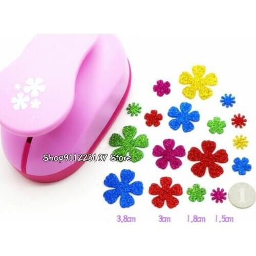3" Flower Punch Set Paper Perforator Ponsen Voor Papier Hole Puncher Scrapbook Cortador Embossing Crafts And Scrapbooking Tools
