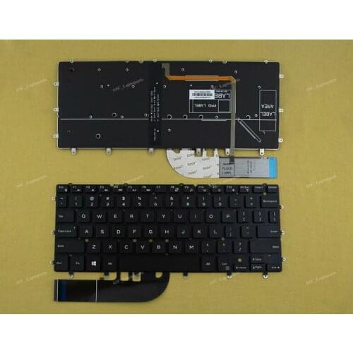 NEW US English Keyboard For DELL inspiron 13 7347 7348 7547 7548 Laptop keyboard Black Backlit