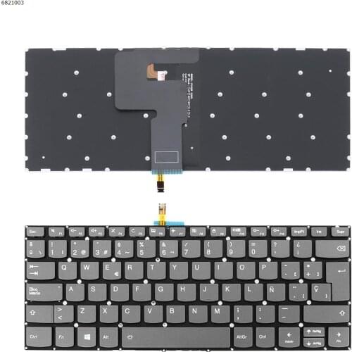 New SP Replacement Laptop Keyboard for Lenovo IdeaPad 330-14ikb 330H-14ikb 330L-14ikb 330E-14ikb Backlit GRAY Without FRAME