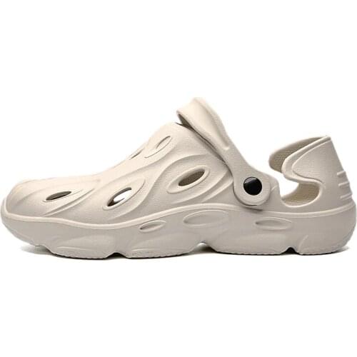 2021 Summer New Outdoor Breathable Slippers All-match Mens Comfortable Mens Personality Non-slip Casual Soft-soled Sandals