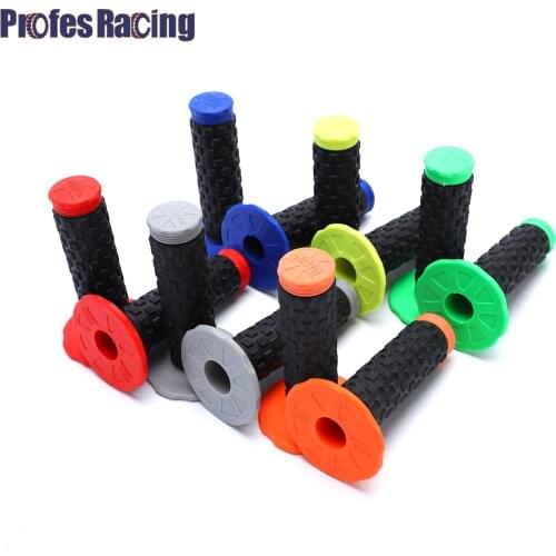 New Grips 7/8" Dirt Bike Rubber Grips Bike Handle Grip For Protaper Handlebar Mx Pillow Top Throttle Moto Grips 22mm Bar Moto