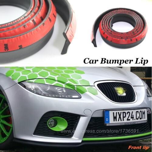 Front Spoiler Deflector Lip For Car View Tuning Body Kit For SEAT Alhambra Altea Arosa Cordoba Exeo Ibiza Leon Mii Up Toledo