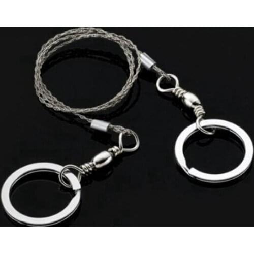 Portable Stainless Steel Wire Saw Outdoor Survival Self Defense Camping Hiking Hunting Chainsaws Hand Saw Fret Saw Tools