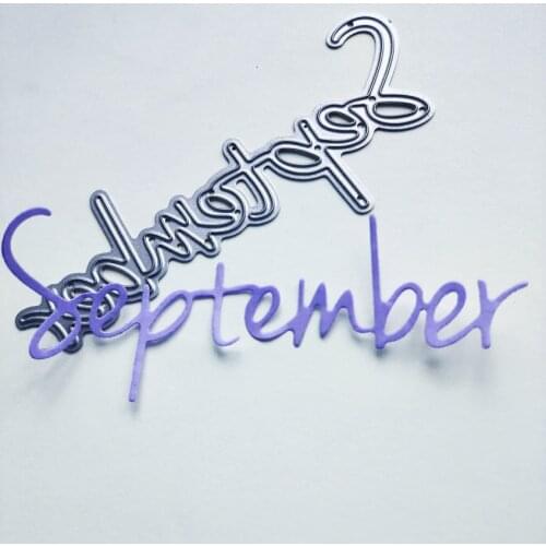 Cutting-dies toy September metal printing craft paper relief DIY embossed Easter New Year Valentines Day