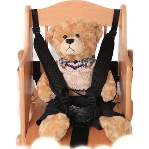 Universal Baby Five-point Safe Belt Safety Strap For Stroller High Chair Pram Buggy Children Kid Adjustable 360 Rotating Hook