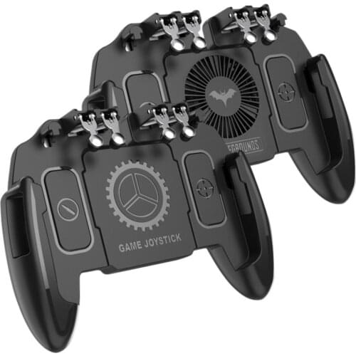 Six Finger Mobile Gamepad Game Controller Mobile Phone Game Joystick With Heat Dissipation Function Portable Light