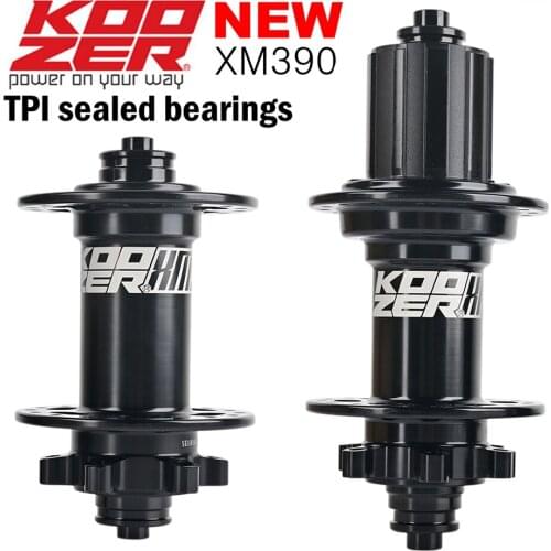KOOZER XM390 Bicycle Hub TPI Sealed 4 Bearing Mountain Bike Hub BOOST 32 Hole Quick Release Lock Thru for 8 9 10 11 12 Speed
