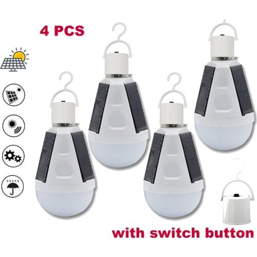 1-4pcs Portable Solar Lamp Garden Light Solar Panel Power Lights Outdoor Separate Street Path Security Wall Lamp garden wall bul