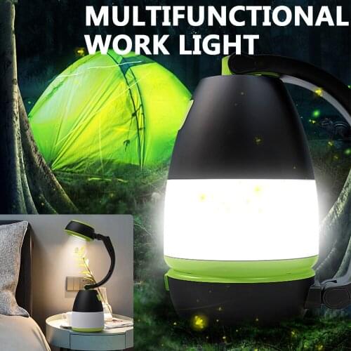 LED Emergency Light Camping Light LED Multifunctional USB Charging Table Lamp Flashlight for Outdoor Tent Night Fishing