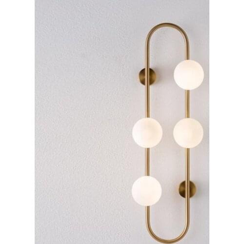 Nordic led crystal wall lights mirror light arandela lampara pared dinging room lamp bedroom