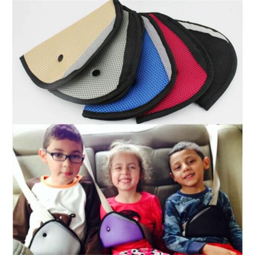 Triangle Car Safe Fit Seat Belt Adjuster car safety belt adjust device for baby child kid protector holder positioner Breathable
