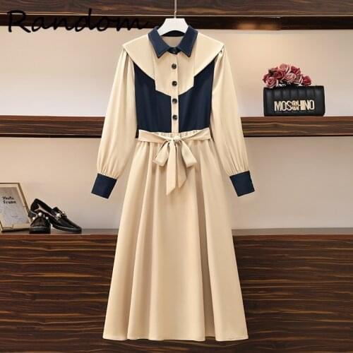 XING WEI SI Fashionable Shirt Dresses
