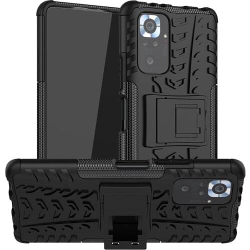 Armor Cover For Xiaomi Redmi Note 10 Pro Case For Redmi Note 10 Pro Cover Shockproof PC Silicone Bumper For Redmi Note 10 Pro