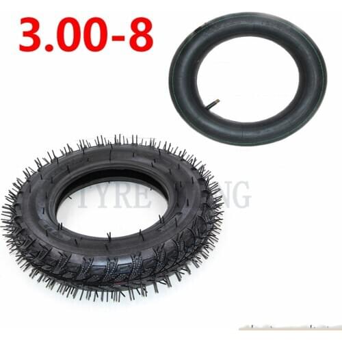 14 Inch Pneumatic Wheel Tyre Inner Tube 300-8 Thickened Inner Outer Tires for Wheelbarrow Tiger Car Motorcycle Accessories
