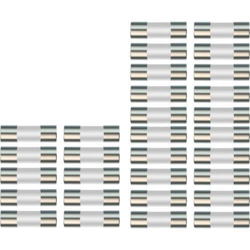 20pcs/10pcs Ceramic Fuse For Multimeter Instrument 600mA 10A Ceramic British Plug Fuse