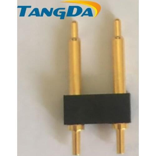 2P pogopin 2pin pitch:5.1mm plug-in spring thimble connector signal conductive needle electronic contact pogopin charging needle