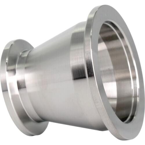 38mm to 102mm Sanitary Tri Clamp Ferrule Reducer Weld SS304 Reducer Pipe Connector in Pipe Fittings
