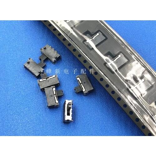 5Pcs Taiwan 90° curved foot 2-step 3-foot switch side toggle switch fluctuating horizontal side slide slide switch power supply