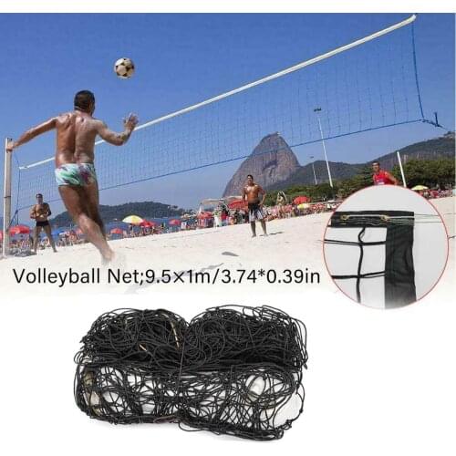 9.5*1m Professional Sport Training Standard Badminton Net Standard Volleyball Net Durable Polyethylene Sport Training Goods
