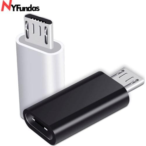 NYFundas usb c to micro usb adapter for Samsung Galaxy S7 S6 edge Huawei honor 8x Xiaomi Redmi Note 5 6 Pro 4 3 LG Type-C cable