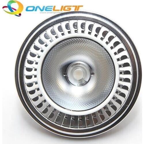 Free Shipping (12pcs/lot ) AR111 G53 QR111 15W COB LED Bulb Light DC12V Warm White Cold White 1500lm 15W LED Downlights