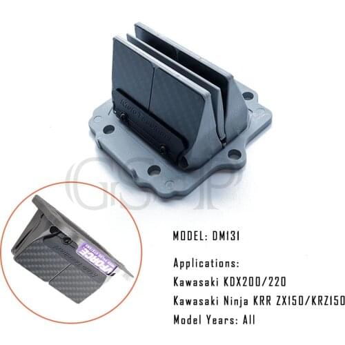 Delta 2 Reed Valve System Moto T For Kawasaki KDX200 KDX220R Ninja KRR ZX150 / KRZ150