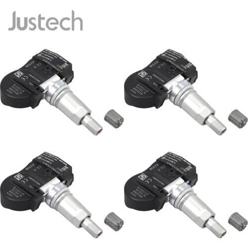 Justech 4pcs 433MHz Tire Pressure Sensor TPMS For BMW 1 Series 2 Series 3 Series 4 Series 3610 6881890 36106881890