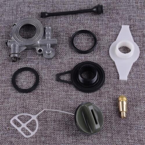 LETAOSK Oil Pump Line Cap Worm Gear Kit 503 52 13-01 Fit For Husqvarna 372XP 365 371 385 390 362 570 575 576