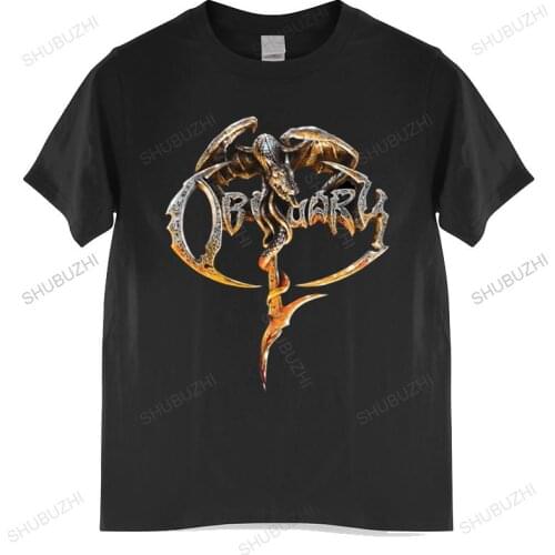 Fashion brand t shirt mens Obituary - Obituary T Shirt T-shirts Brand Clothes Slim Fit Printing unisex t-shirt cool tops