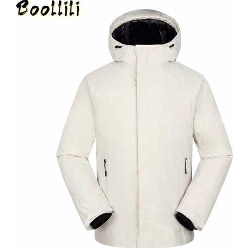 2020 New High Quality Mens Down Jacket Warm Windproof Waterproof Winter Jacket Men Hooded Coat Casual Down Jacket -30 Degree