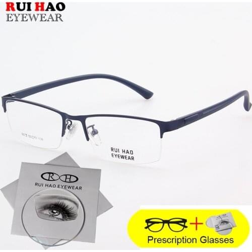 Rui Hao Eyewear Customize Prescription Eyeglasses Exclusive Progressive Spectacles Far Glasses Reading Optical Lenses 8672