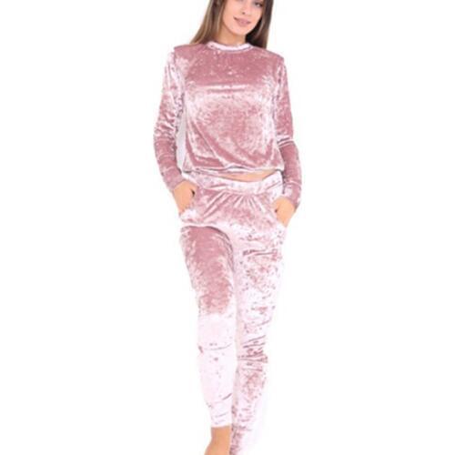 Autumn Two Piece Sets Fashion Velvet Tracksuits Women Suits Casual Long Sleeve Velvet Sportswear Set Ladies Tracksuit 7 Colors