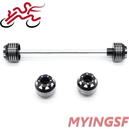 Motorcycle Swing Arm Wheel Protector For YAMAHA FZ6 FZ6N FZ6S 2004 2005 2006 2007 2008 2009 Front Axle Fork Crash Slider