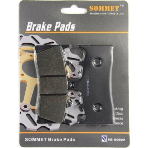 SOMMET Motorcycle Front Brake Pads Disc 1 pair for Suzuki GSX 1300 R Hayabusa (99-07) GSX1300 GSX1300R LT188