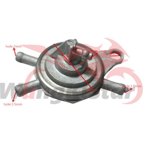 Motorcycle Fuel Tank For GY6 50cc-150cc Scooter Moped Dirt Pit Bike Faucet Filter Gasoline Valve Switch Vacuum Fuel Pump Petcock