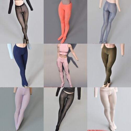 1:6 doll model accessories clothes female soldiers stretch tight leggings Siamese stockings 12 inch female available