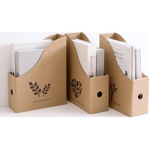 1 PCS File Paper Holder Desktop File Organizer for Books, Documents Storage Box Document Cabinets Desk Folder Office Suppiles