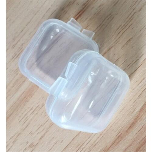 10Pcs Storage Box Small Gift Box Mini Transparent Plastic Box Jewelry Earplugs Medicine Storage Box Container Home Accessories