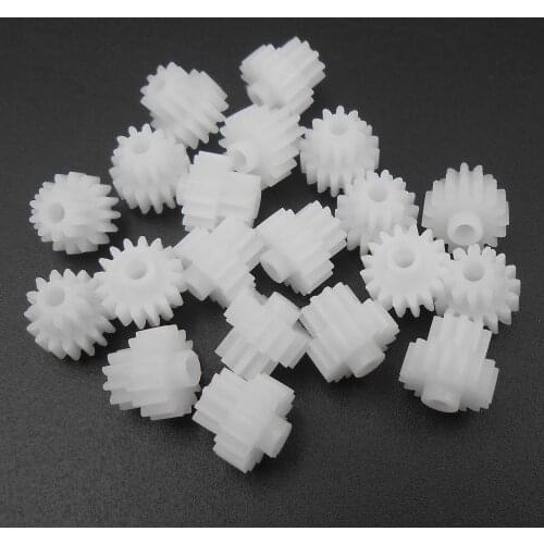 20PCS 0.5 Modulus 0.5M Double Gear Reduction Bilayer Gears 16 Teeth + 10 Teeth Aperture 2.05mm 2B Loose Fitting 16T 10T *FD928