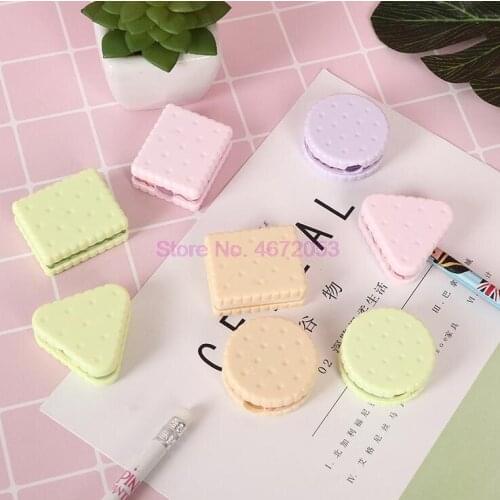 2000pcs/lot Cute Cookie Sharpener School Supplies Boys Girls Pencil Sharpener Creative Stationery