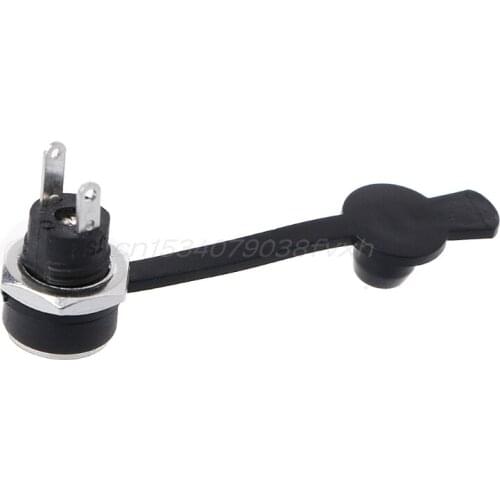 5.5mmx2.5mm Female DC Power Jack Plug Socket Waterproof Panel Mount Connector