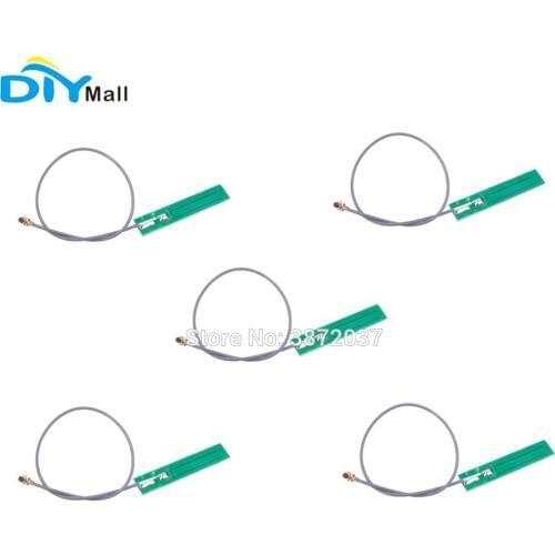 5pcs/lot GSM GPRS 2G 3G IPEX PCB Antenna IPX13 50ohm 3dBi 880-960 MHz 1710-1800 MHz for SIM800 SIM808 GSM Module