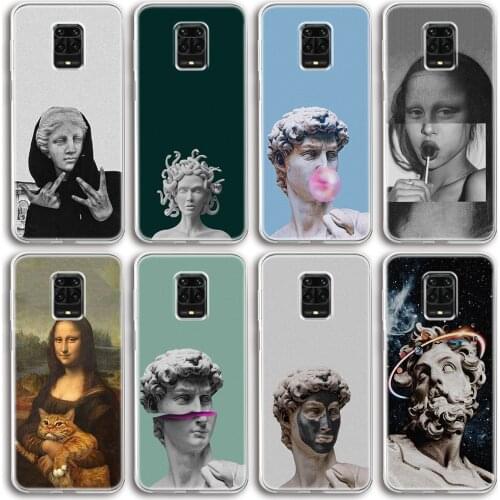 Funda Case for Redmi Note 9 9S 10 10S 8 9i 9A 9C 8A 8T 9T 7 6 K40 K30S Poco X3 F3 C3 M3 NFC Pro MAX TPU Vogue Cute Art Jesus