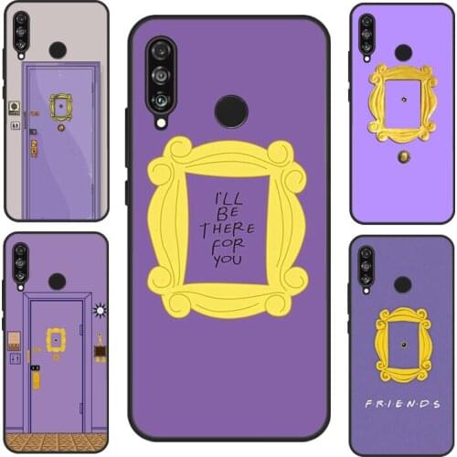 Monicas Peephole Door Frame Friends Case For Huawei P30 P20 P40 Pro Mate 10 20 Lite Nova 5T P Smart Z 2019 Honor 9X 8X 8A 10i