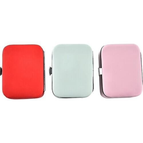 Travel Jewelry Packing Box Cosmetic Makeup Organizer Jewelry Box Earrings Display Rings Organizer Jewelry Casket Carrying Case