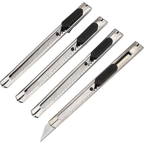 Stainless steel art knife small portable office supplies metal paper knife student stationery hand knife wholesale