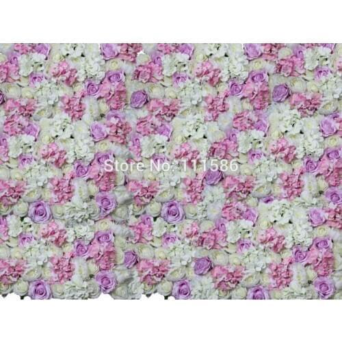 SPR Free Shipping-10pcs/lot wholesale good quality personized artificial ROSE hydrangea flower wall for background decoration